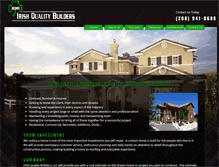 Tablet Screenshot of irishqualitybuilders.com